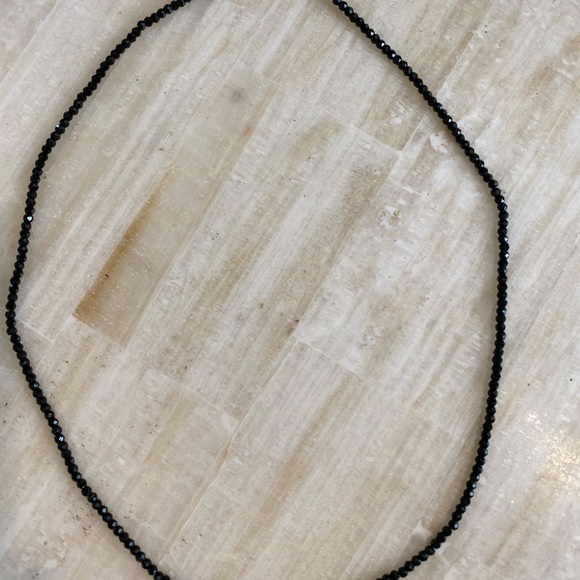 Ziegfeld Black Spinel 20” Necklace - Picture 4 of 13